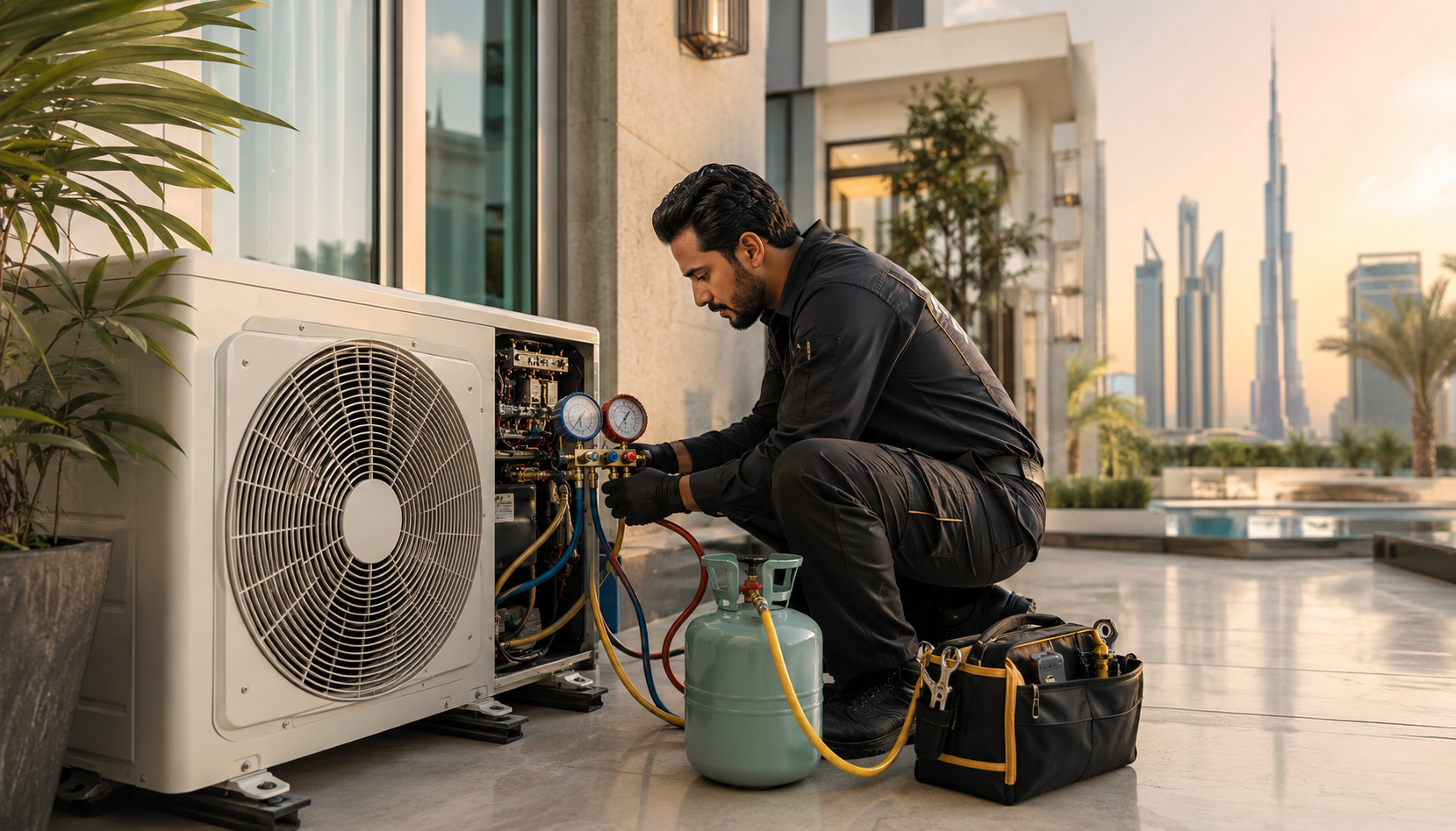 Professional HVAC AC Maintenance Service Dubai